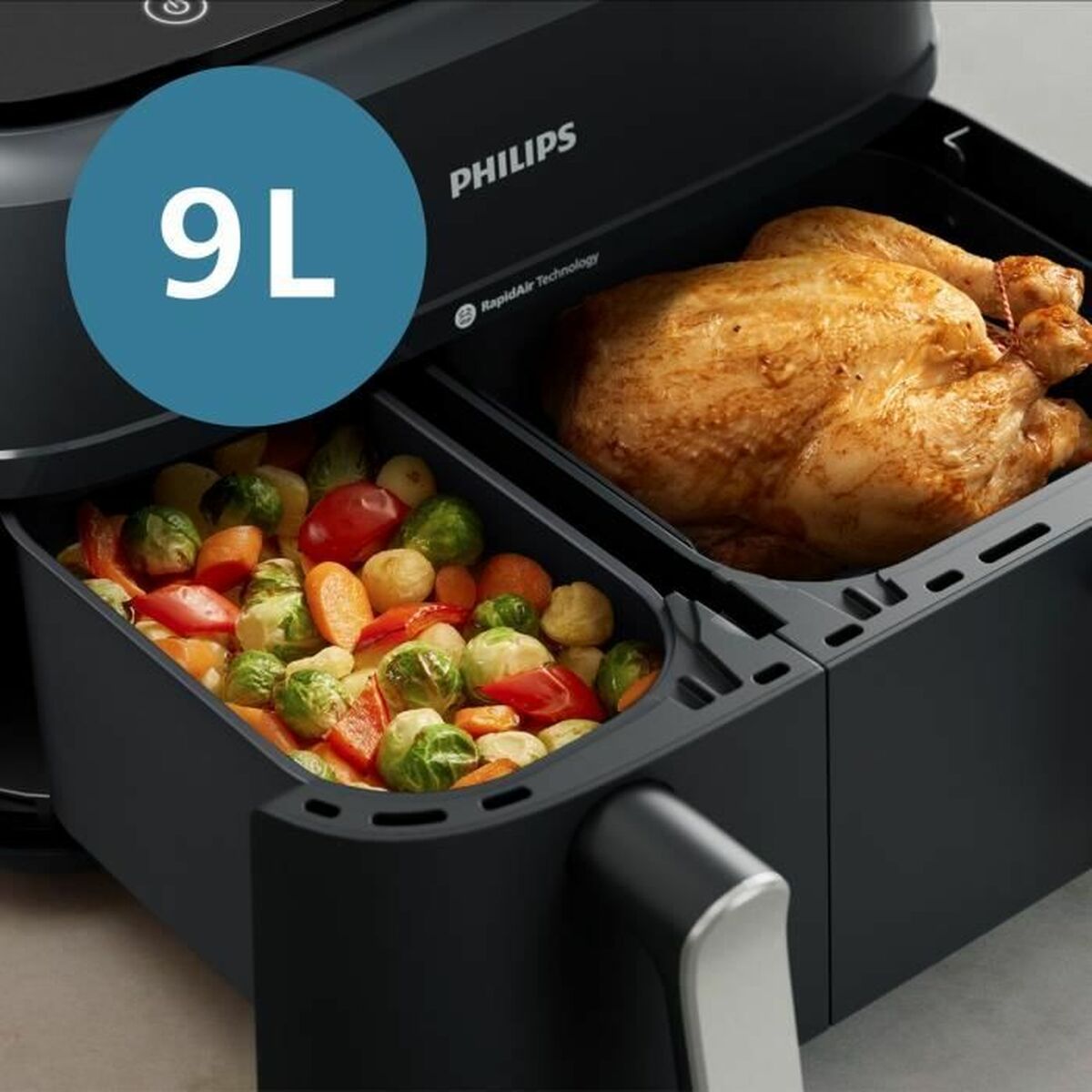 Luchtfriteuse Philips Na351.00 Zwart 9 L